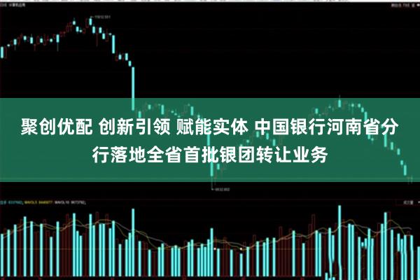 聚创优配 创新引领 赋能实体 中国银行河南省分行落地全省首批银团转让业务