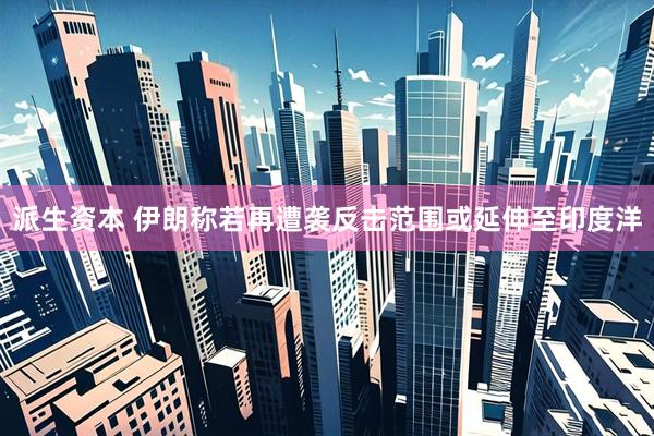 派生资本 伊朗称若再遭袭反击范围或延伸至印度洋