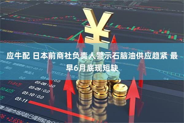 应牛配 日本前商社负责人警示石脑油供应趋紧 最早6月底现短缺